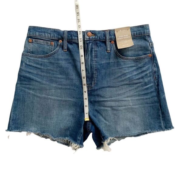 MADEWELL High-rise denim shorts! - Picture 4 of 7